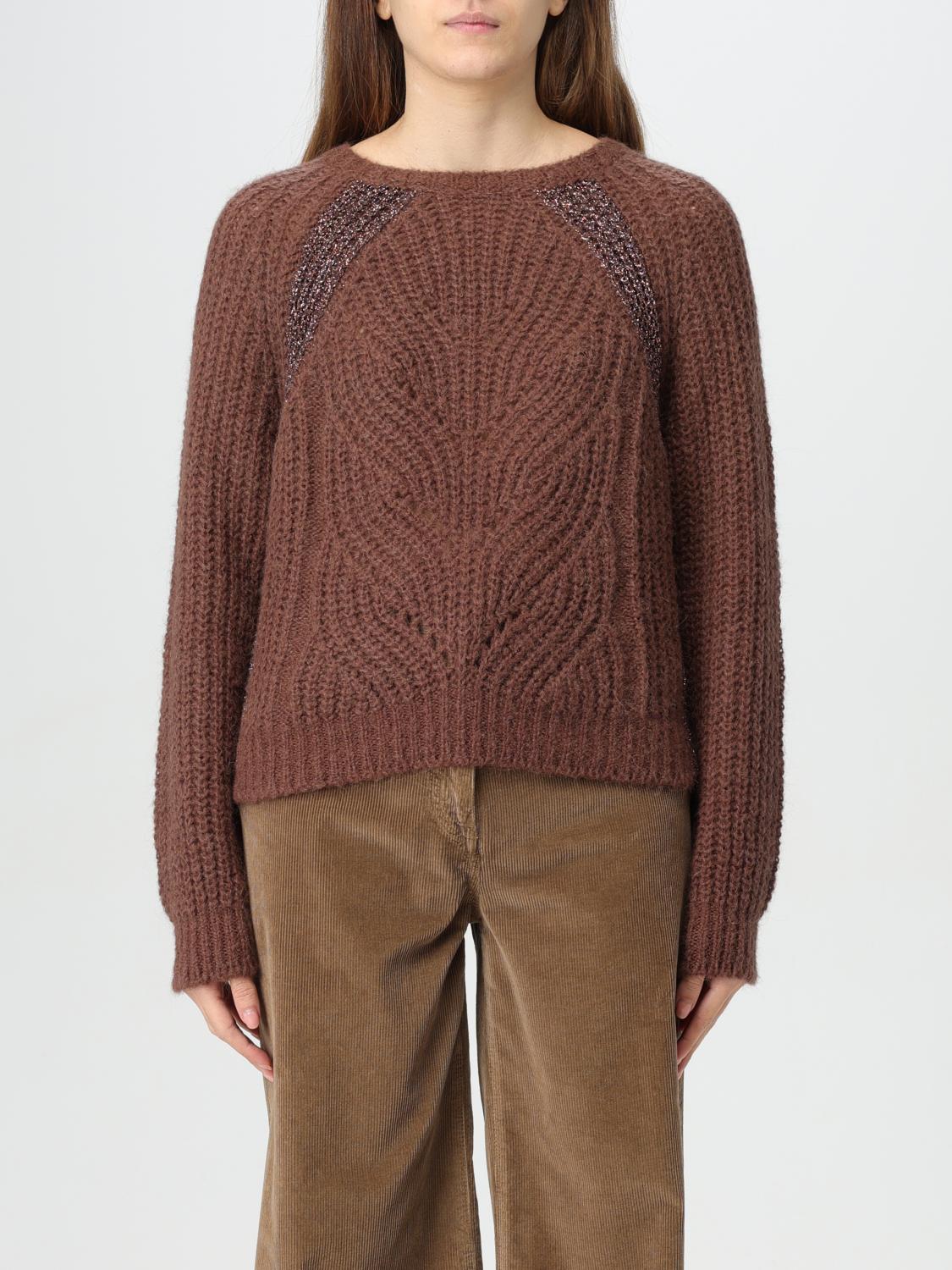 LIU JO SWEATER: Sweater woman Liu Jo, Brown - Img 1