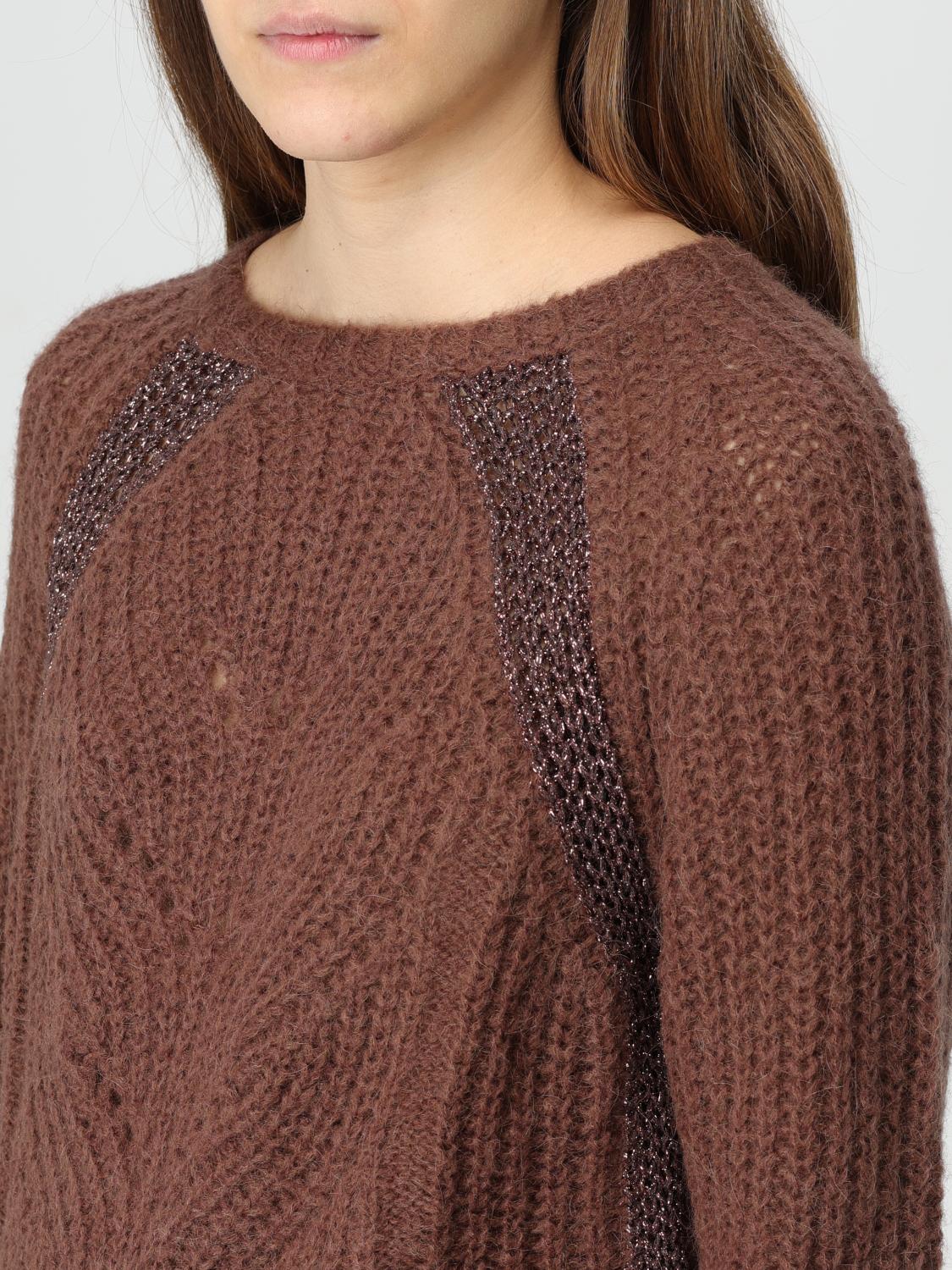 LIU JO SWEATER: Sweater woman Liu Jo, Brown - Img 3