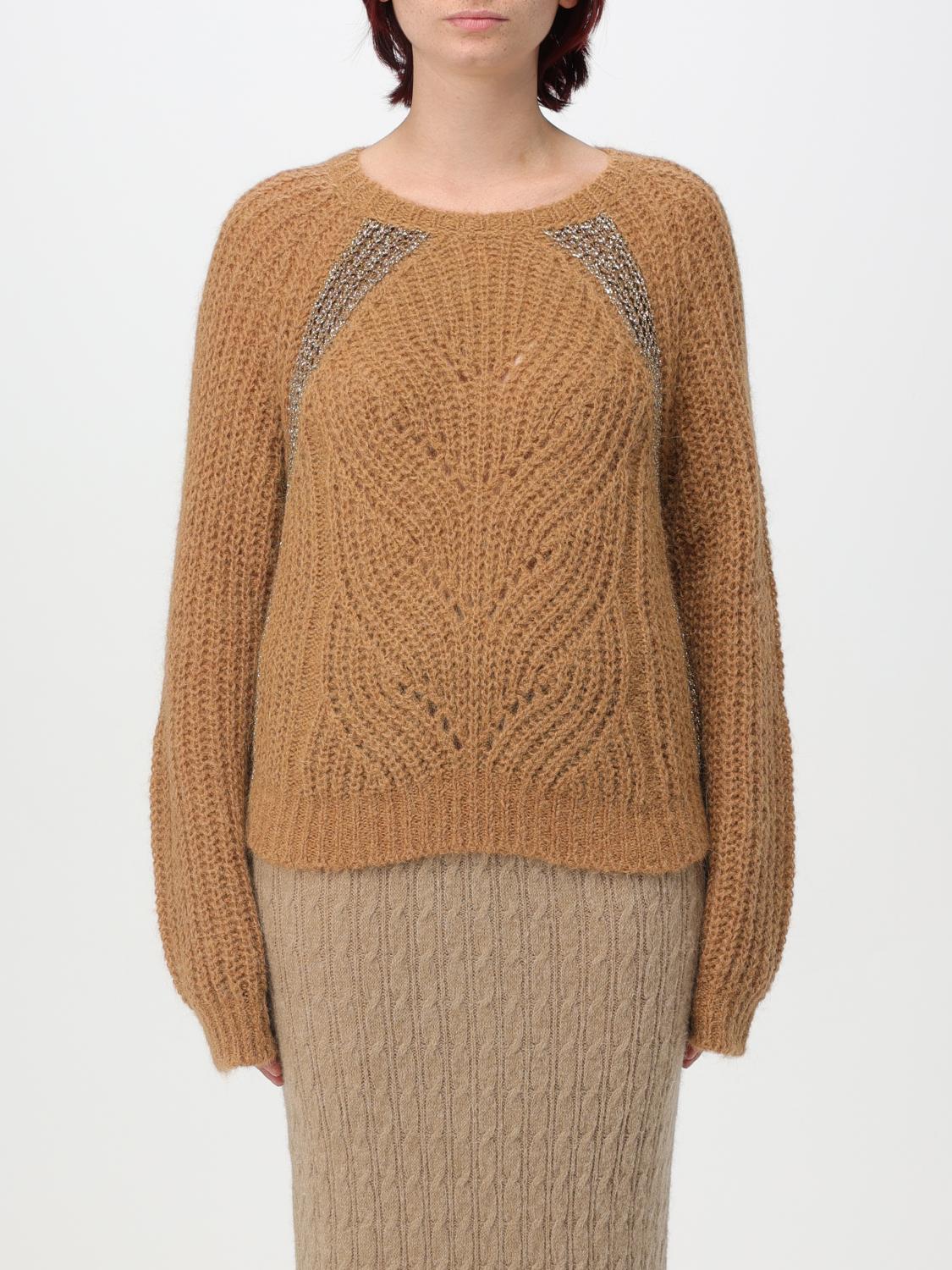 LIU JO SWEATER: Sweater woman Liu Jo, Camel - Img 1