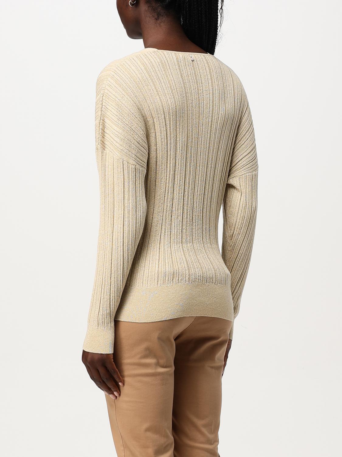 LIU JO SWEATER: Sweater woman Liu Jo, Gold - Img 2