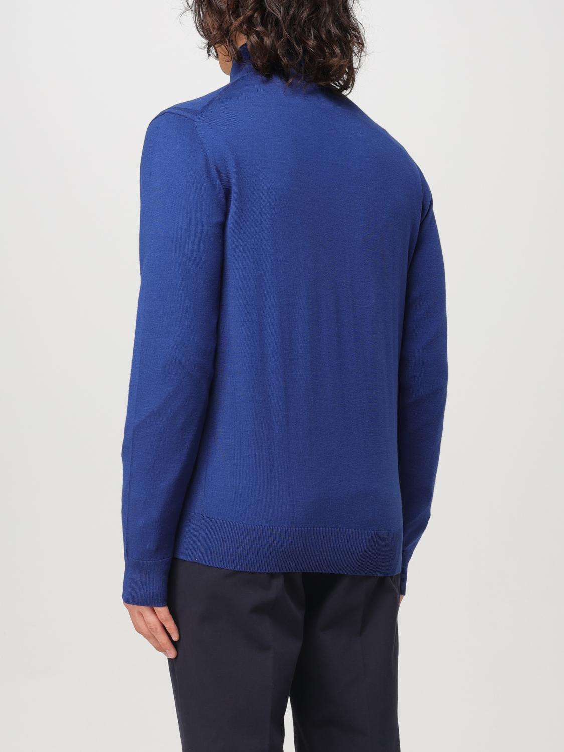 PAOLO PECORA CARDIGAN: Cardigan men Paolo Pecora, Blue 1 - Img 2