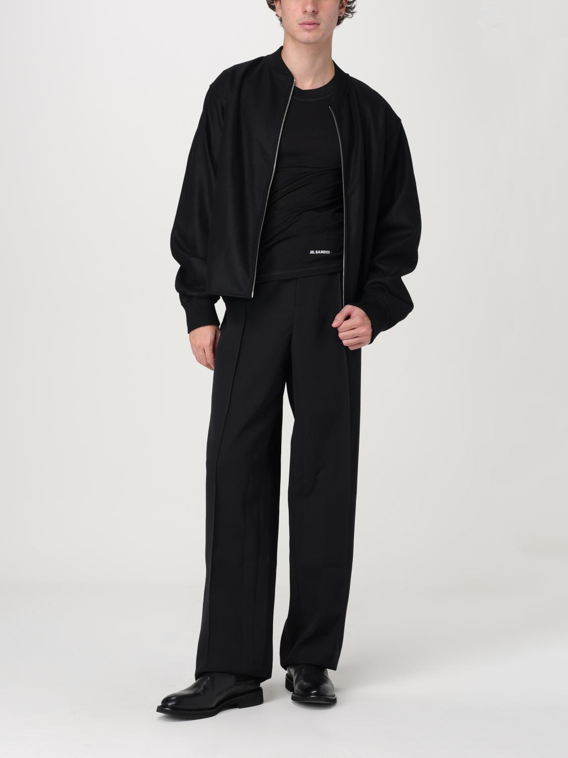 JIL SANDER CHAQUETA: Jersey hombre Jil Sander, Negro - Img 2