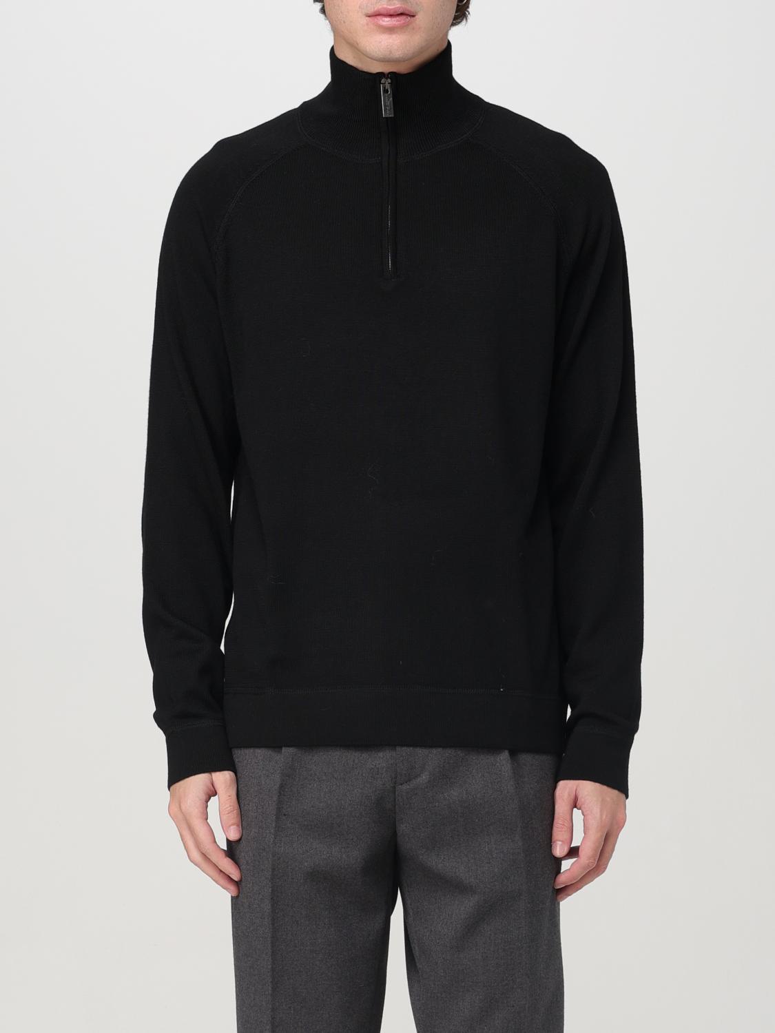 PAOLO PECORA SWEATER: Sweater men Paolo Pecora, Black - Img 1