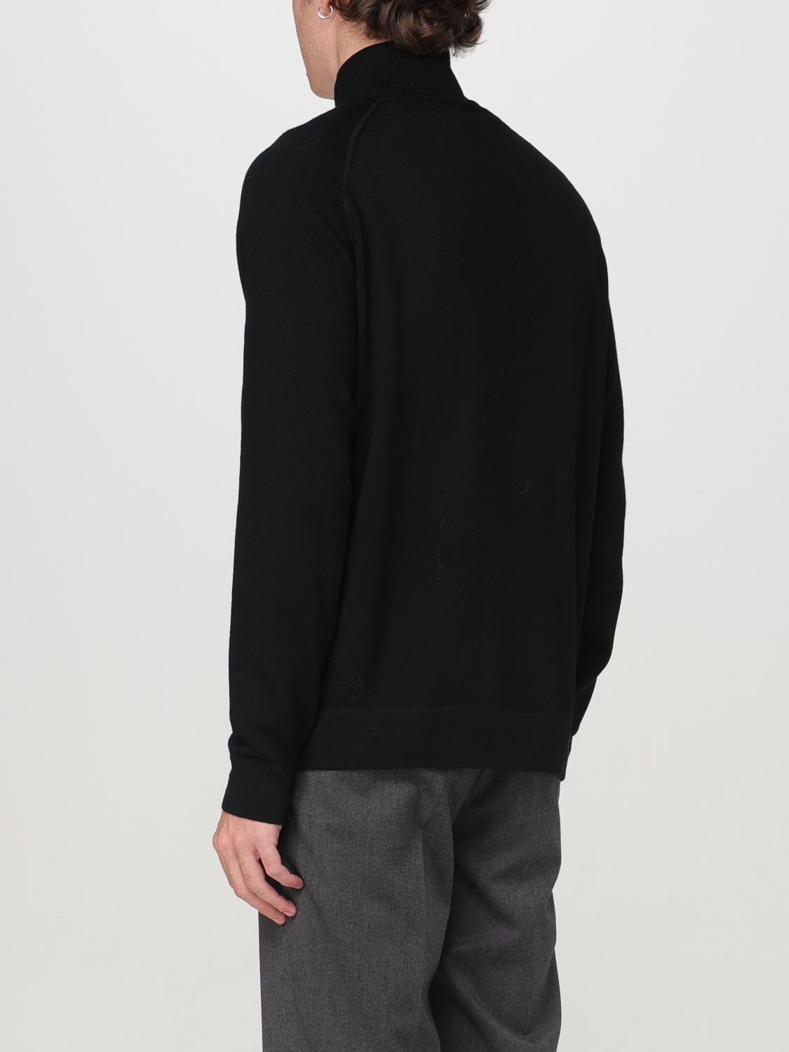 PAOLO PECORA SWEATER: Sweater men Paolo Pecora, Black - Img 2