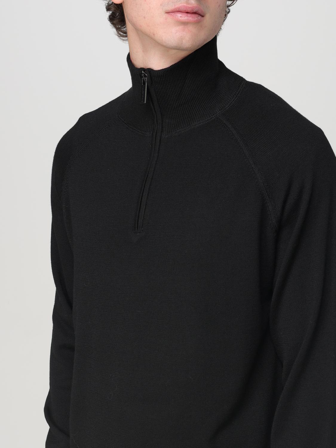 PAOLO PECORA SWEATER: Sweater men Paolo Pecora, Black - Img 3