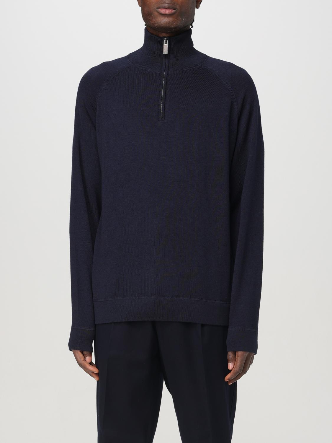 PAOLO PECORA SWEATER: Sweater men Paolo Pecora, Blue - Img 1