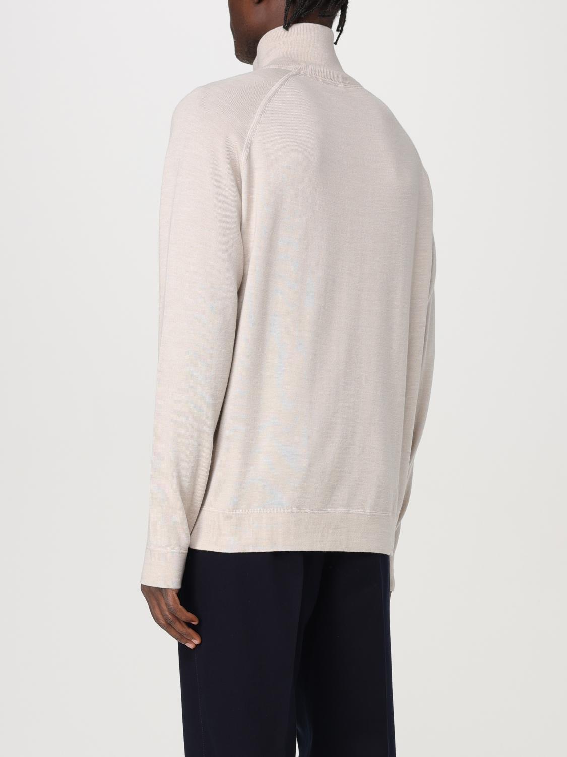 PAOLO PECORA PULL: Pull homme Paolo Pecora, Beige - Img 2