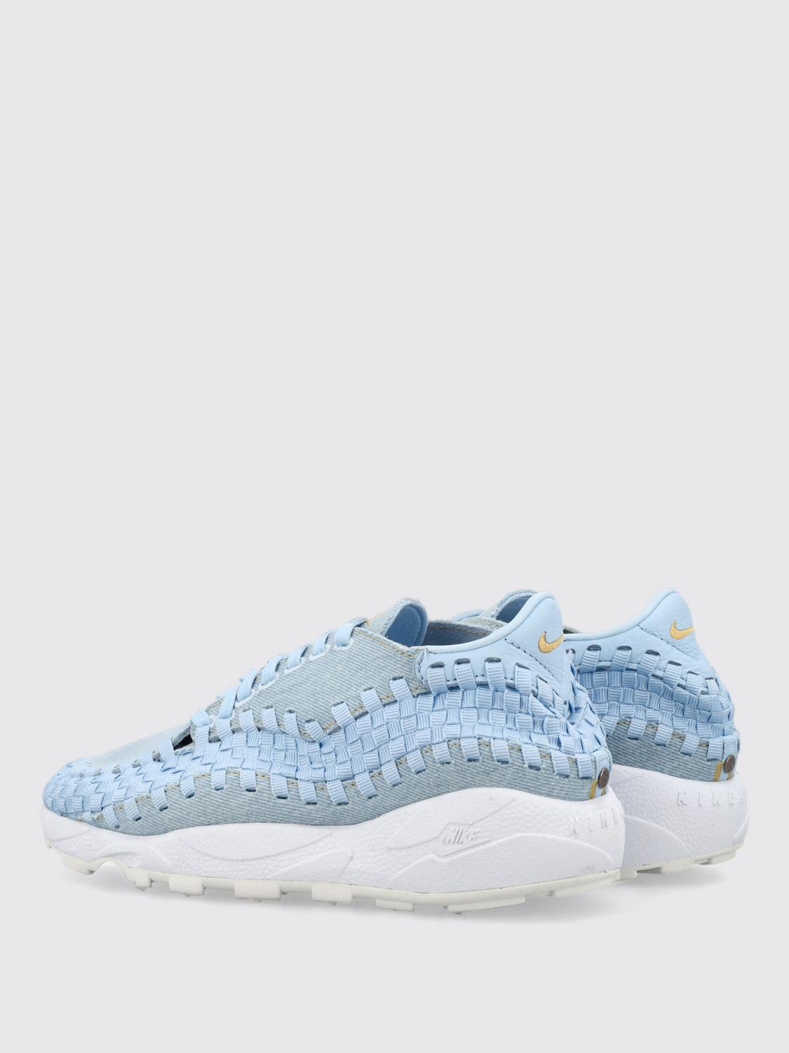NIKE SNEAKERS: Sneakers Air Footscape Nike in denim e tessuto intrecciato , Denim - Img 3