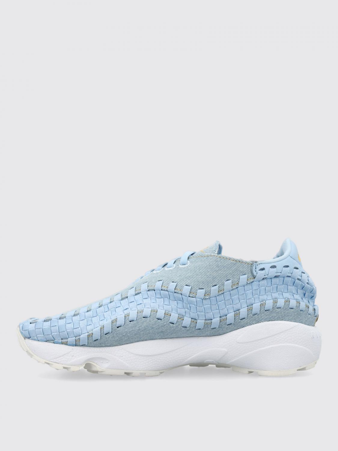 NIKE SNEAKERS: Sneakers Air Footscape Nike in denim e tessuto intrecciato , Denim - Img 4