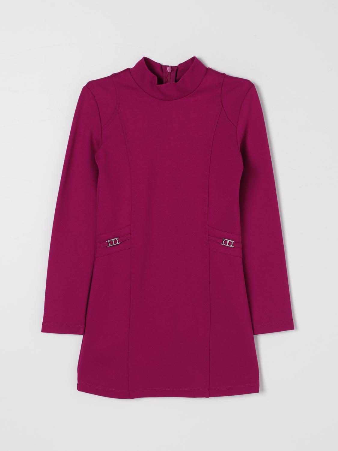 TWINSET ROBE: Robe enfant Twinset, Fuchsia - Img 1