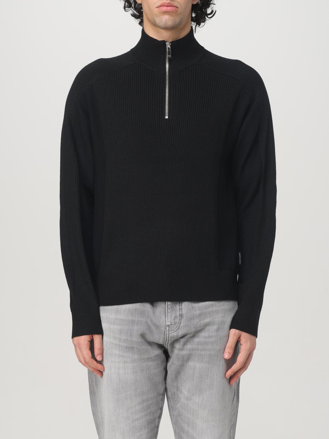 ARMANI EXCHANGE SWEATER: Sweater men Armani Exchange, Black - Img 1