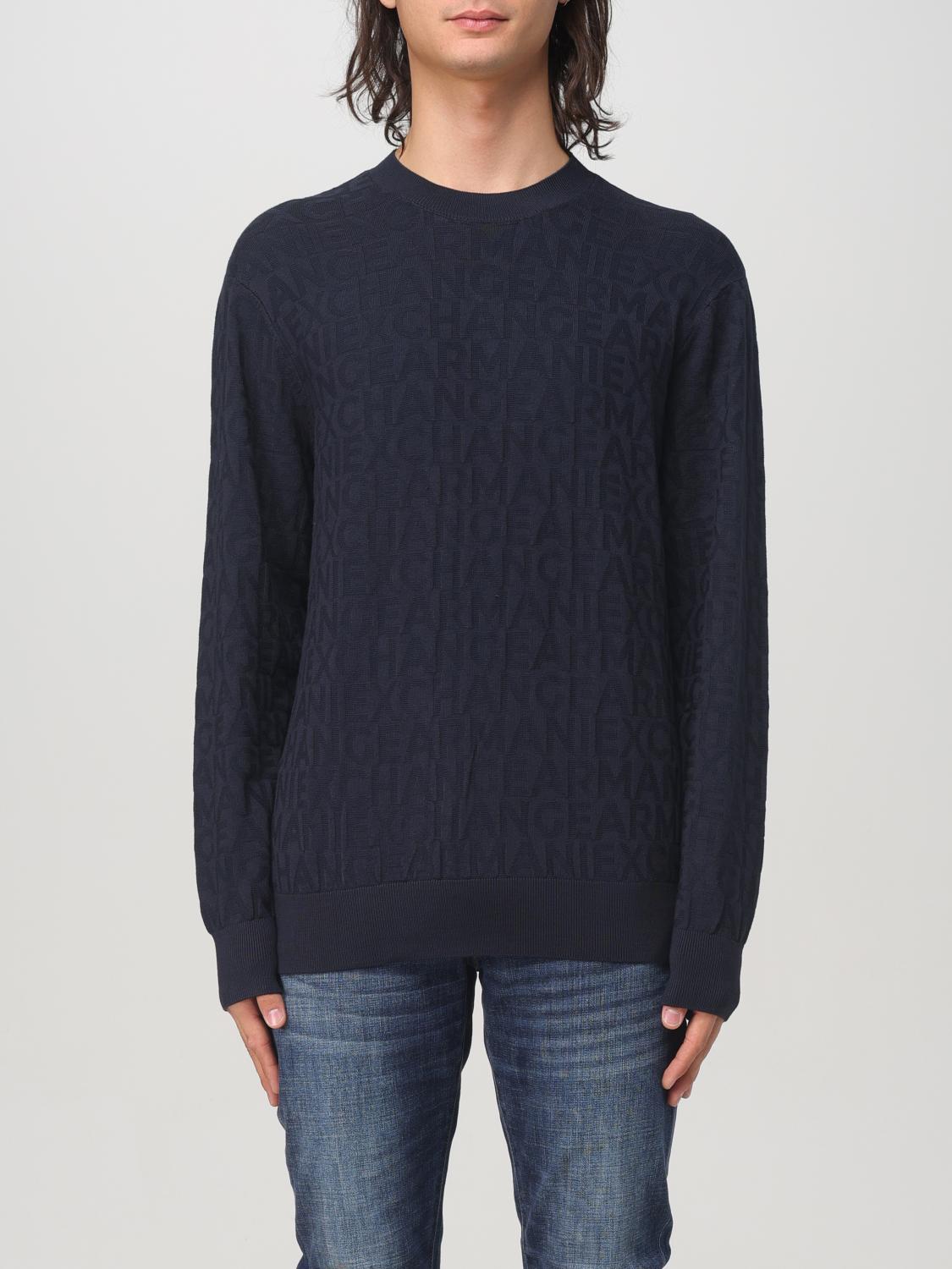 ARMANI EXCHANGE SWEATER: Sweater men Armani Exchange, Navy - Img 1