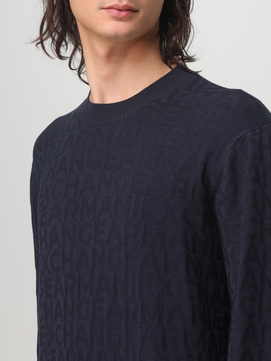 ARMANI EXCHANGE SWEATER: Sweater men Armani Exchange, Navy - Img 3