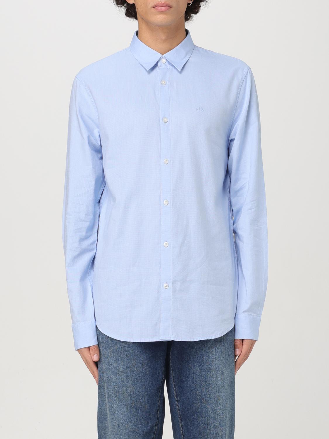 ARMANI EXCHANGE SHIRT: Shirt men Armani Exchange, Sky Blue - Img 1