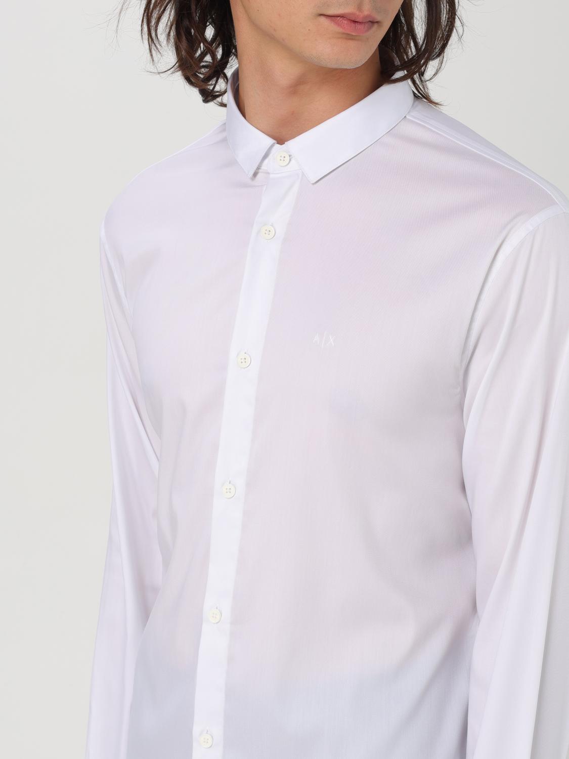 ARMANI EXCHANGE CAMICIA: Camicia Armani Exchange in cotone , Bianco - Img 3