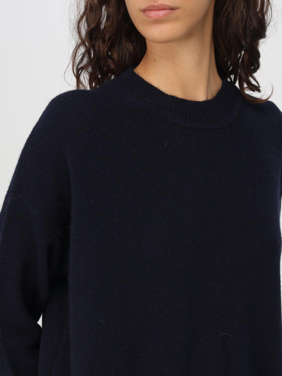 ROBERTO COLLINA MAGLIA: Pullover Roberto Collina in lana Merino e cashmere , Blue - Img 3