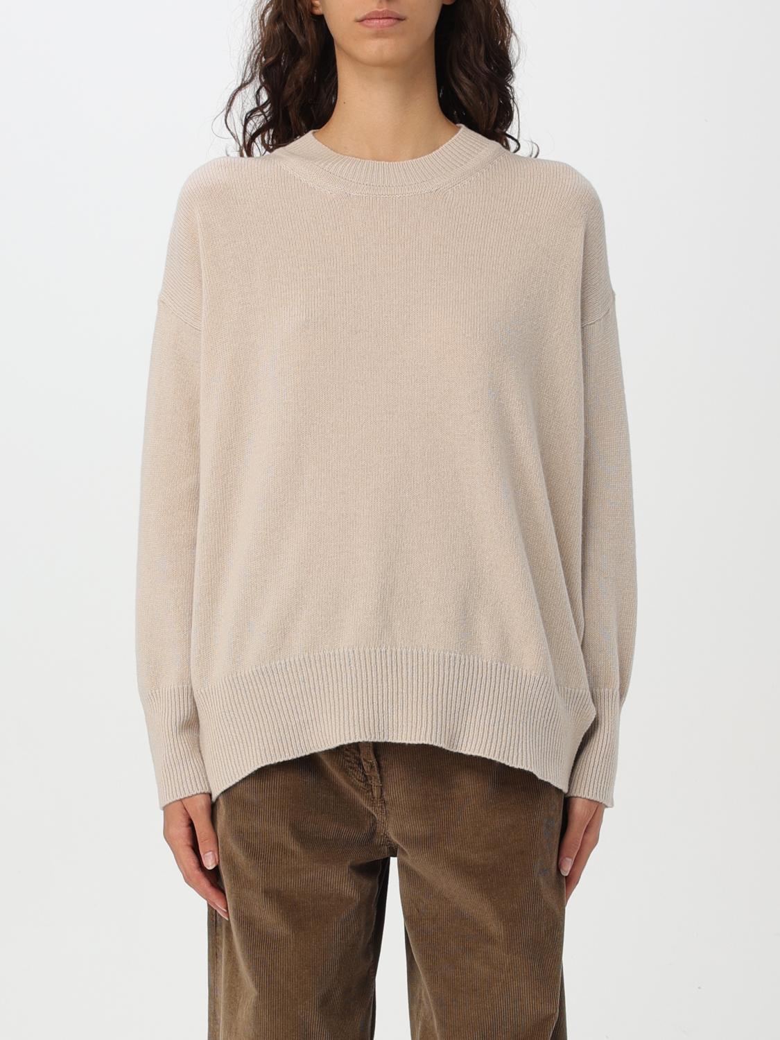 ROBERTO COLLINA MAGLIA: Pullover Roberto Collina in lana Merino e cashmere , Beige - Img 1