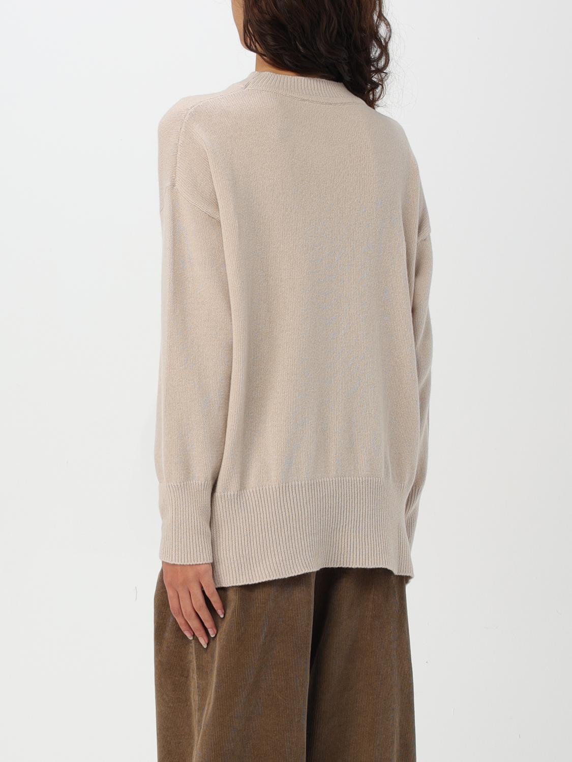 ROBERTO COLLINA MAGLIA: Pullover Roberto Collina in lana Merino e cashmere , Beige - Img 2