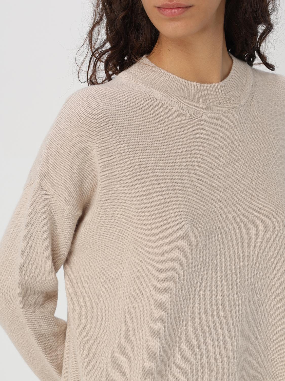 ROBERTO COLLINA MAGLIA: Pullover Roberto Collina in lana Merino e cashmere , Beige - Img 3