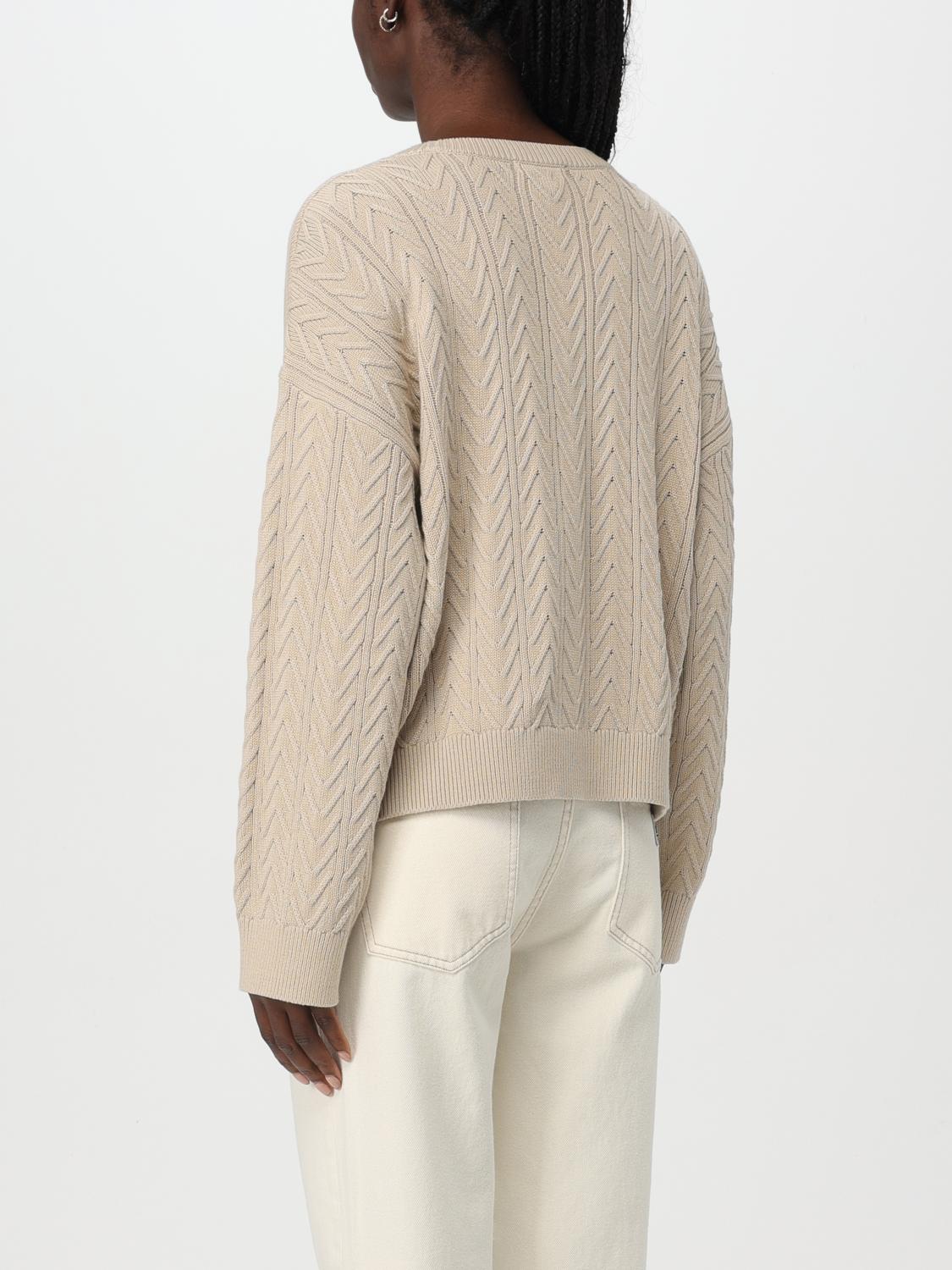 ARMANI EXCHANGE MAGLIA: Pullover Armani Exchange in cotone , Beige - Img 2