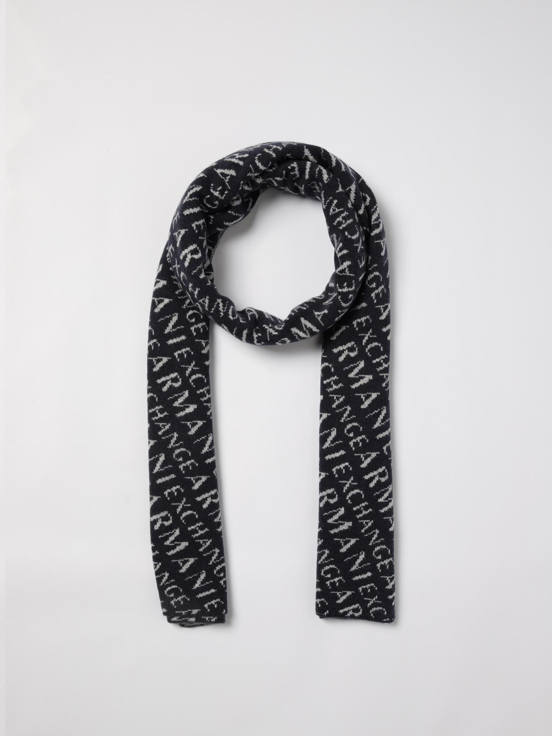 ARMANI EXCHANGE SCARF: Scarf men Armani Exchange, Black - Img 2