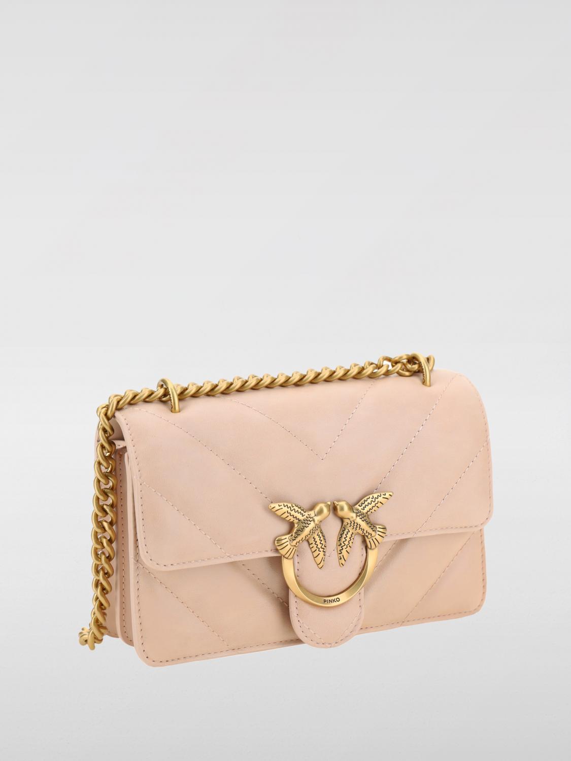 PINKO MINI BOLSO: Bolso de hombro mujer Pinko, Rosa Pálido - Img 2