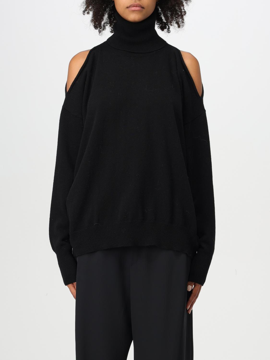 ROBERTO COLLINA SWEATER: Sweatshirt woman Roberto Collina, Black - Img 1