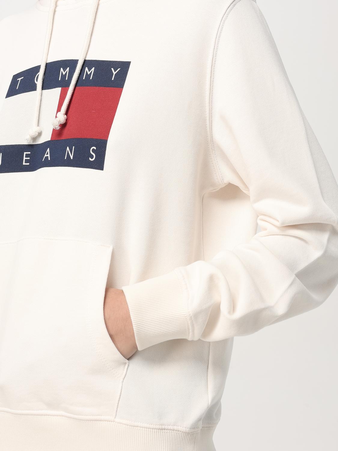 TOMMY JEANS スウェットシャツ: スウェットシャツ レディース Tommy Jeans, イエロークリーム - Img 3