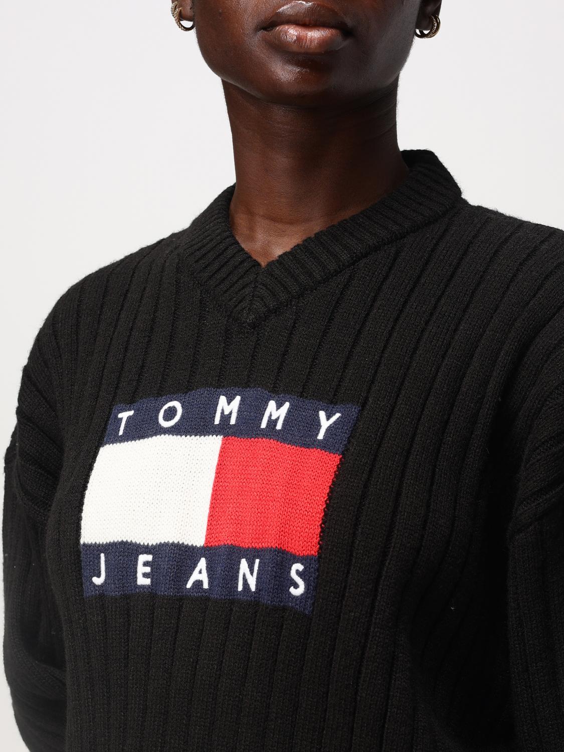 TOMMY JEANS SWEATER: Sweater woman Tommy Jeans, Black - Img 3