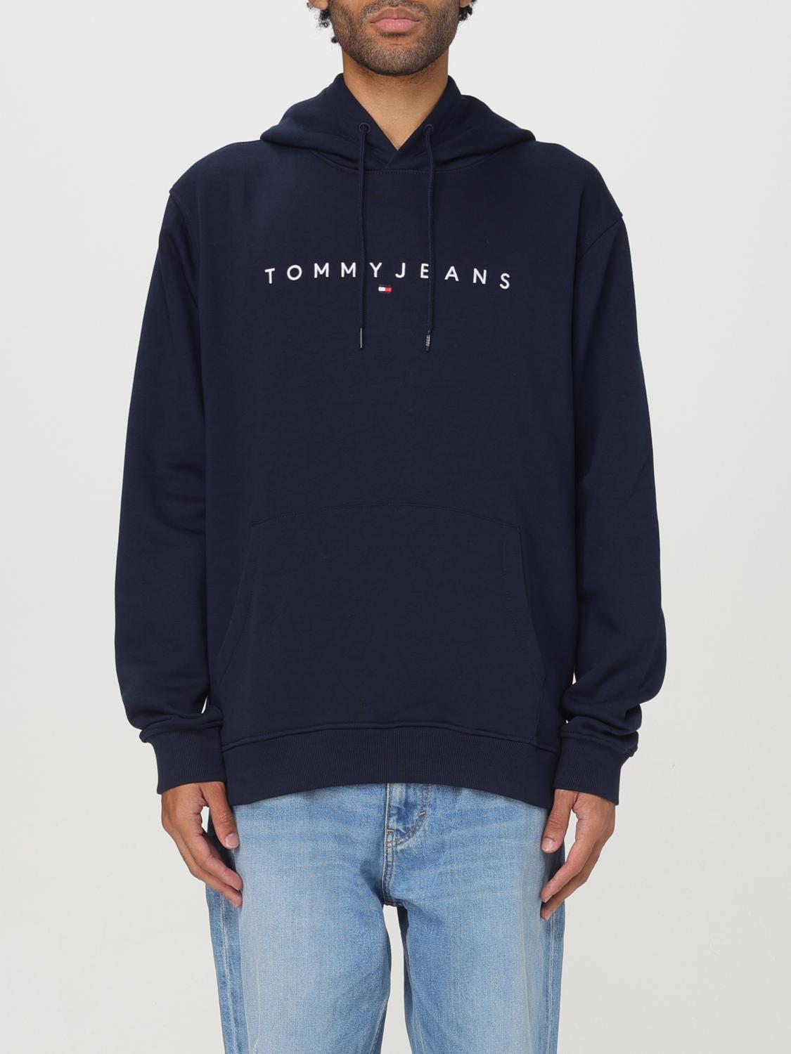 TOMMY JEANS スウェットシャツ: スウェットシャツ メンズ Tommy Jeans, ブルー - Img 1