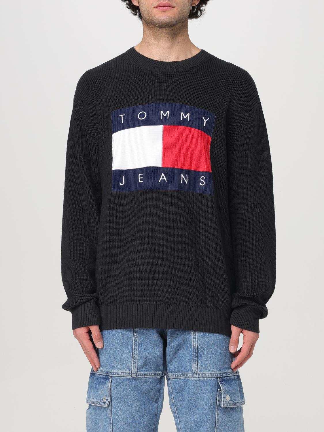 TOMMY JEANS SWEATER: Sweater men Tommy Jeans, Black - Img 1