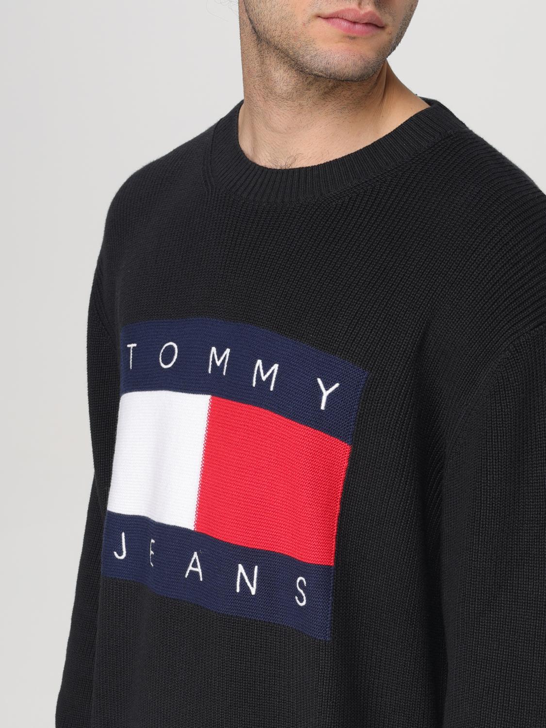 TOMMY JEANS SWEATER: Sweater men Tommy Jeans, Black - Img 3