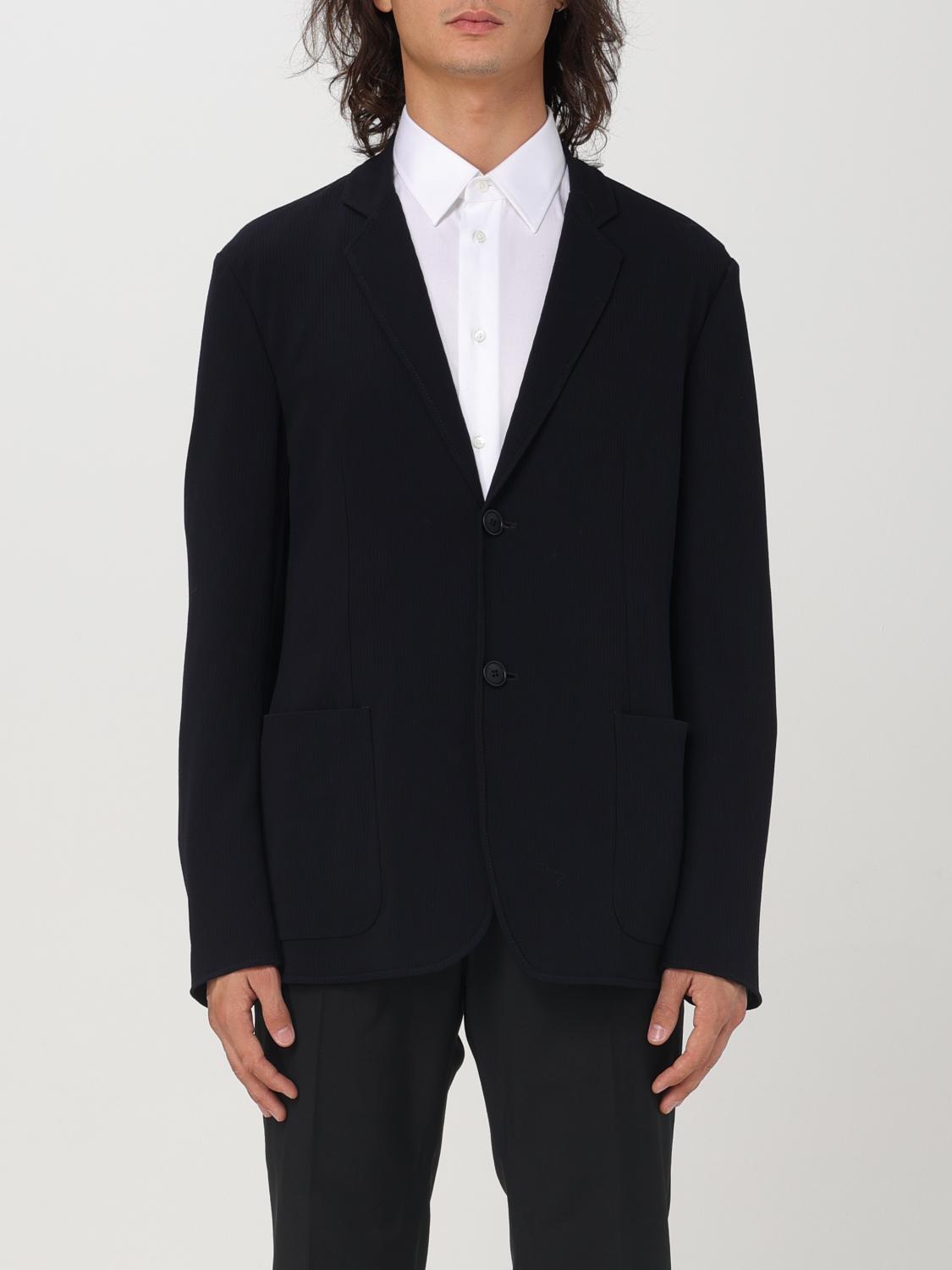 GIORGIO ARMANI BLAZER: Blazer herren Giorgio Armani, Blau - Img 1