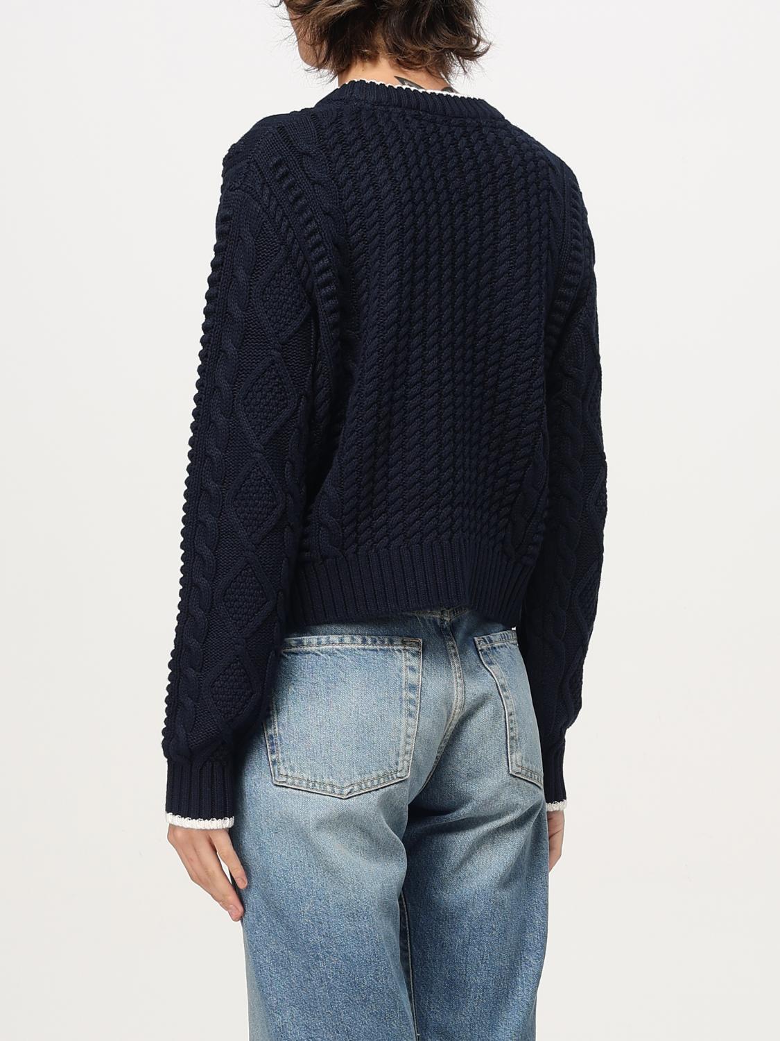 TOMMY JEANS MAGLIA: Pullover Tommy Jeans in maglia di cotone , Blue - Img 2