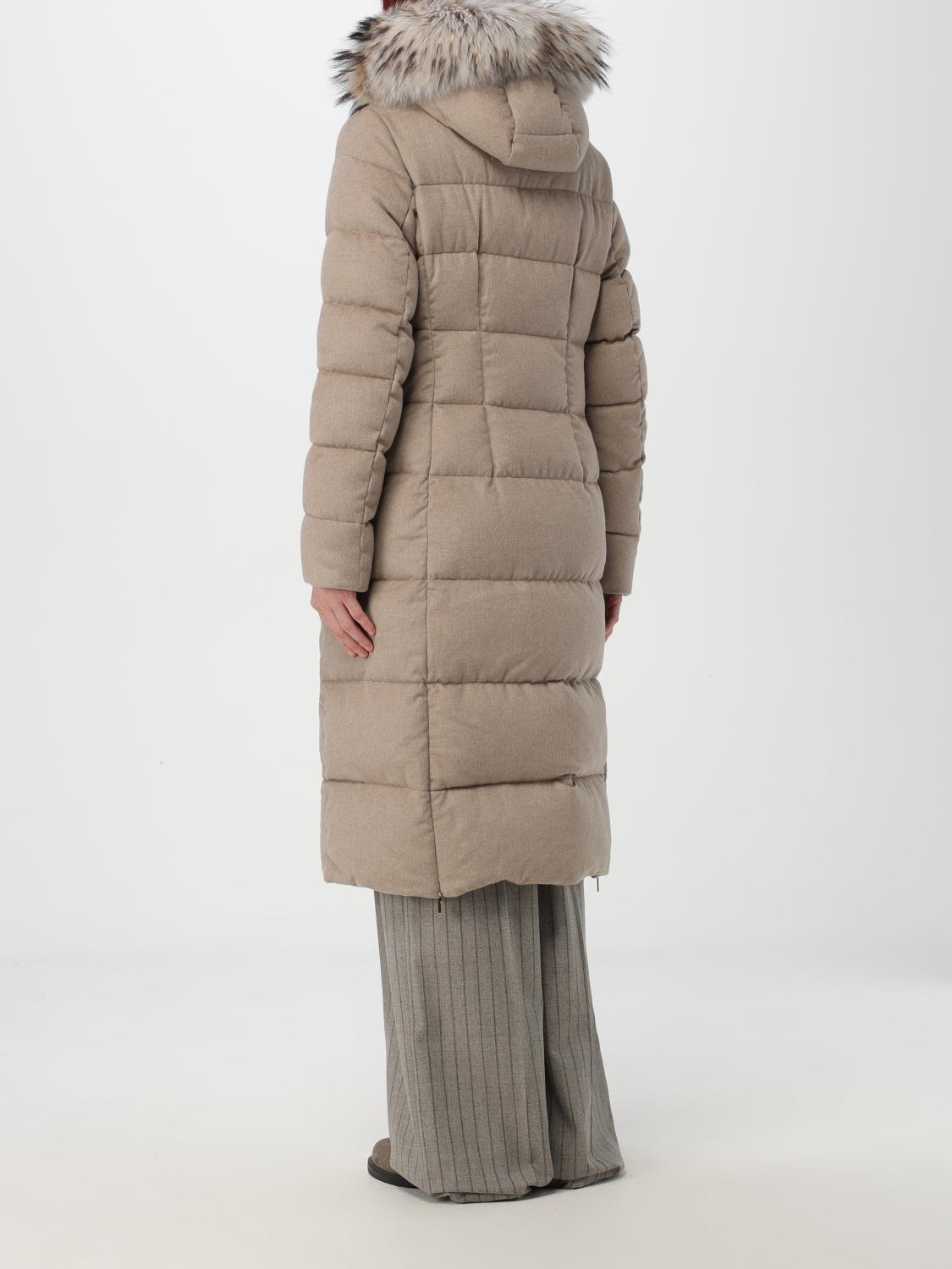 MOORER JACKET: Coat woman Moorer, Beige - Img 2