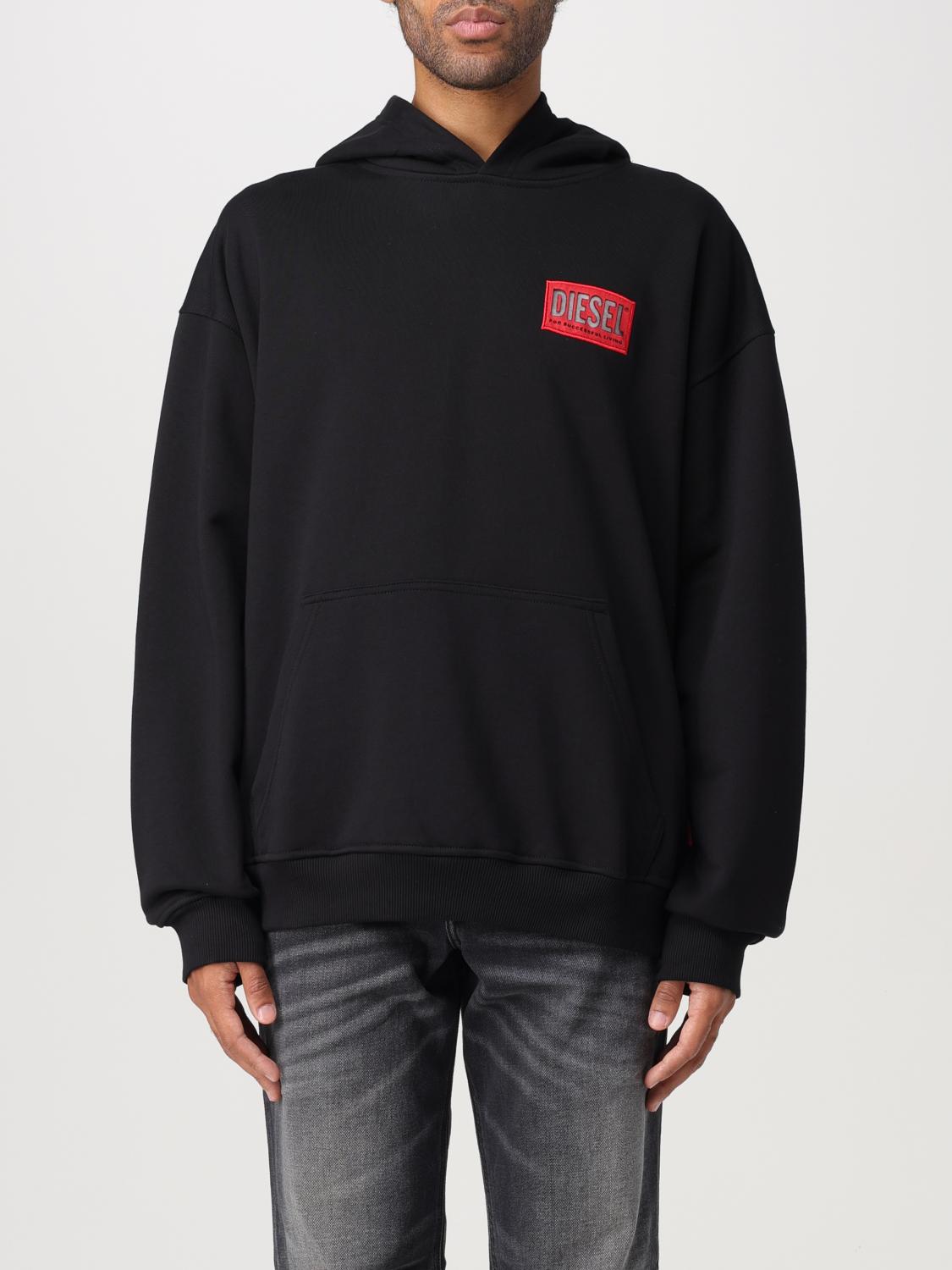 DIESEL SWEATSHIRT: Sweatshirt men Diesel, Black - Img 1