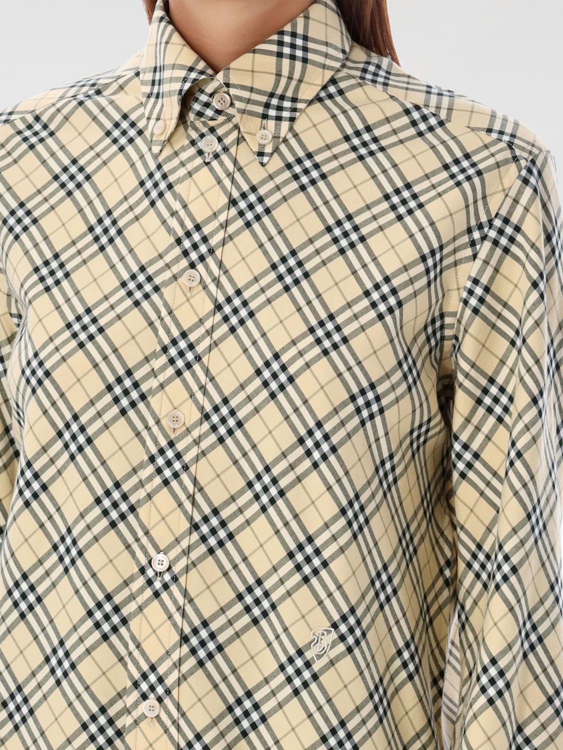 BURBERRY SHIRT: T-shirt woman Burberry, Beige - Img 3