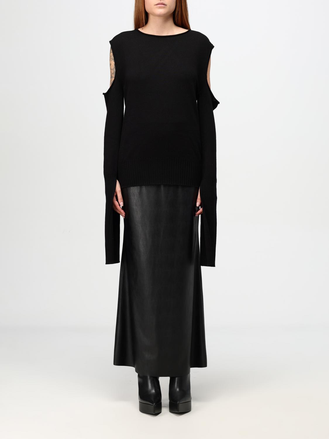 RICK OWENS MAGLIA: Maglione Rick Owens in lana con dettagli cut-out , Nero - Img 1