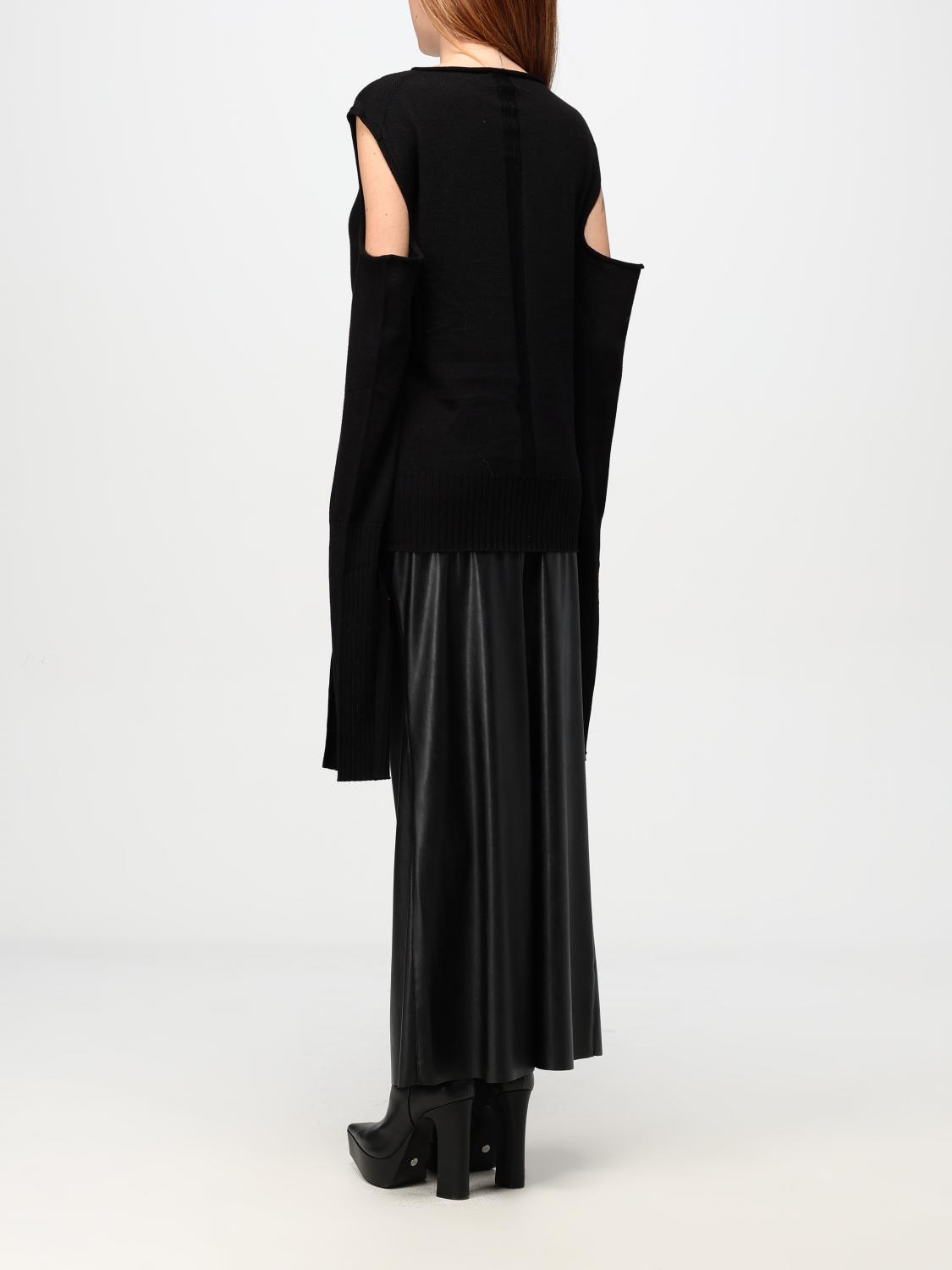 RICK OWENS MAGLIA: Maglione Rick Owens in lana con dettagli cut-out , Nero - Img 3