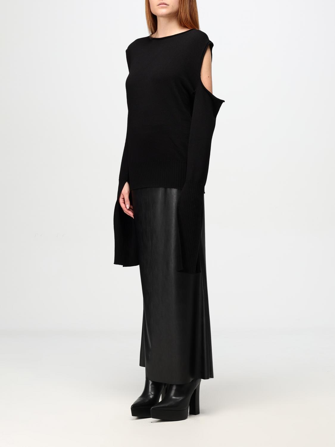 RICK OWENS MAGLIA: Maglione Rick Owens in lana con dettagli cut-out , Nero - Img 4