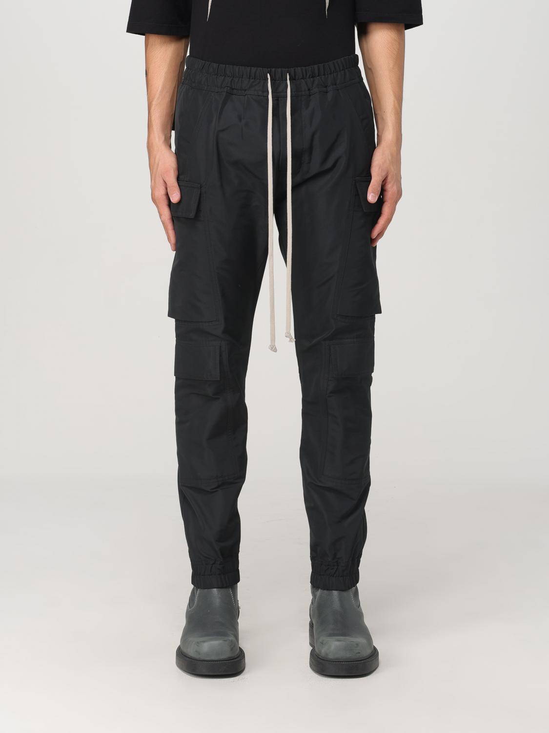 RICK OWENS PANTS: Pants men Rick Owens, Black - Img 1