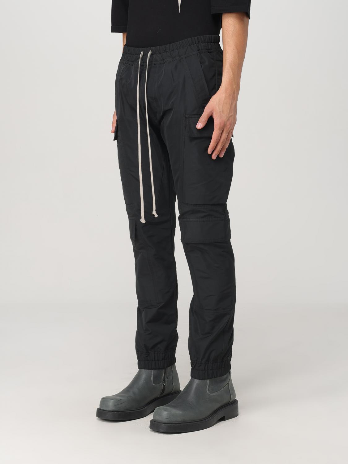 RICK OWENS: Pants men - Black | Rick Owens pants RU02D6337FK online at  GIGLIO.COM