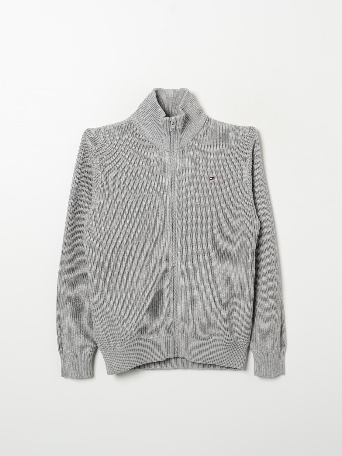 TOMMY HILFIGER SWEATER: Sweater kids Tommy Hilfiger, Grey - Img 1