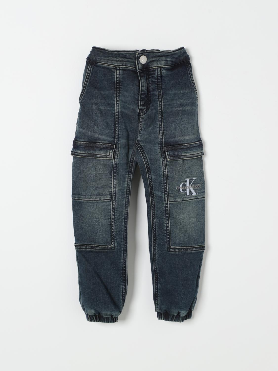 CALVIN KLEIN JEANS: Jeans kids Calvin Klein, Denim - Img 1