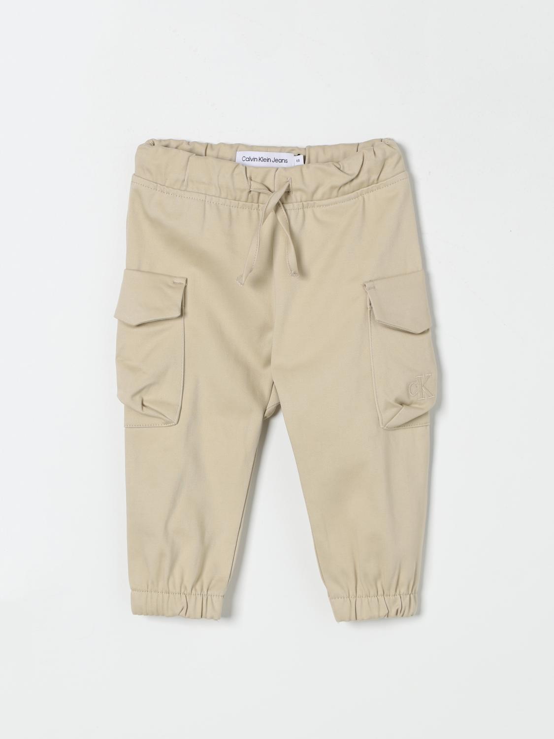 CALVIN KLEIN SHORTS: Shorts kids Calvin Klein, Beige - Img 1