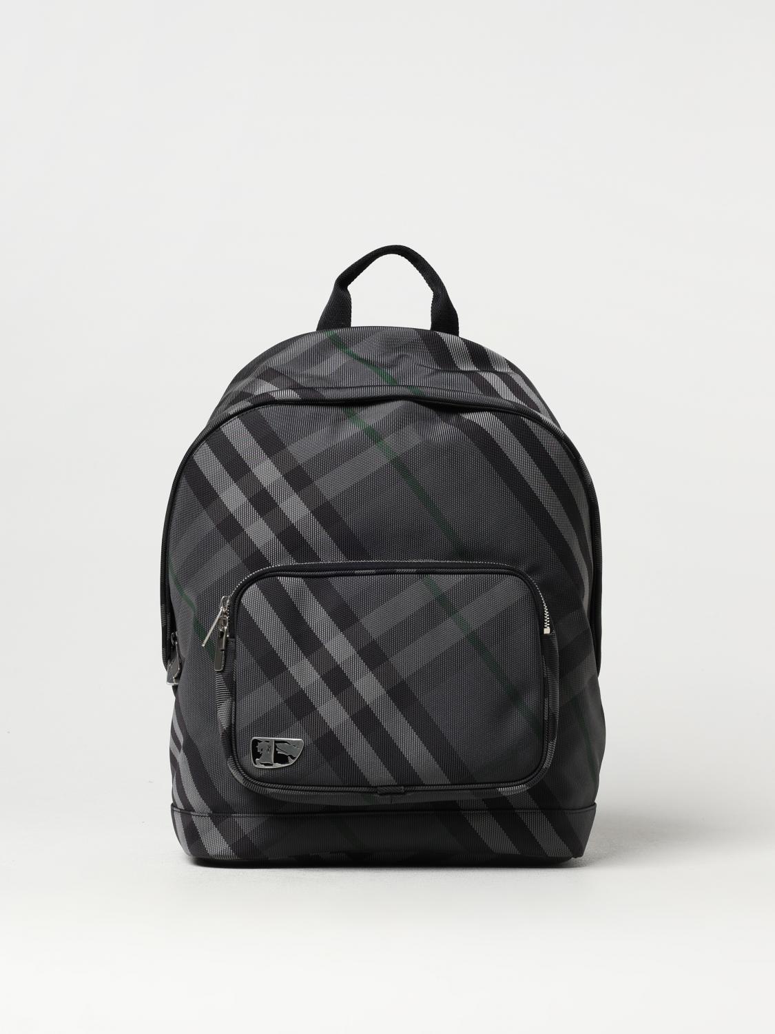 Giglio Zaino Grid Check Burberry in mesh jacquard