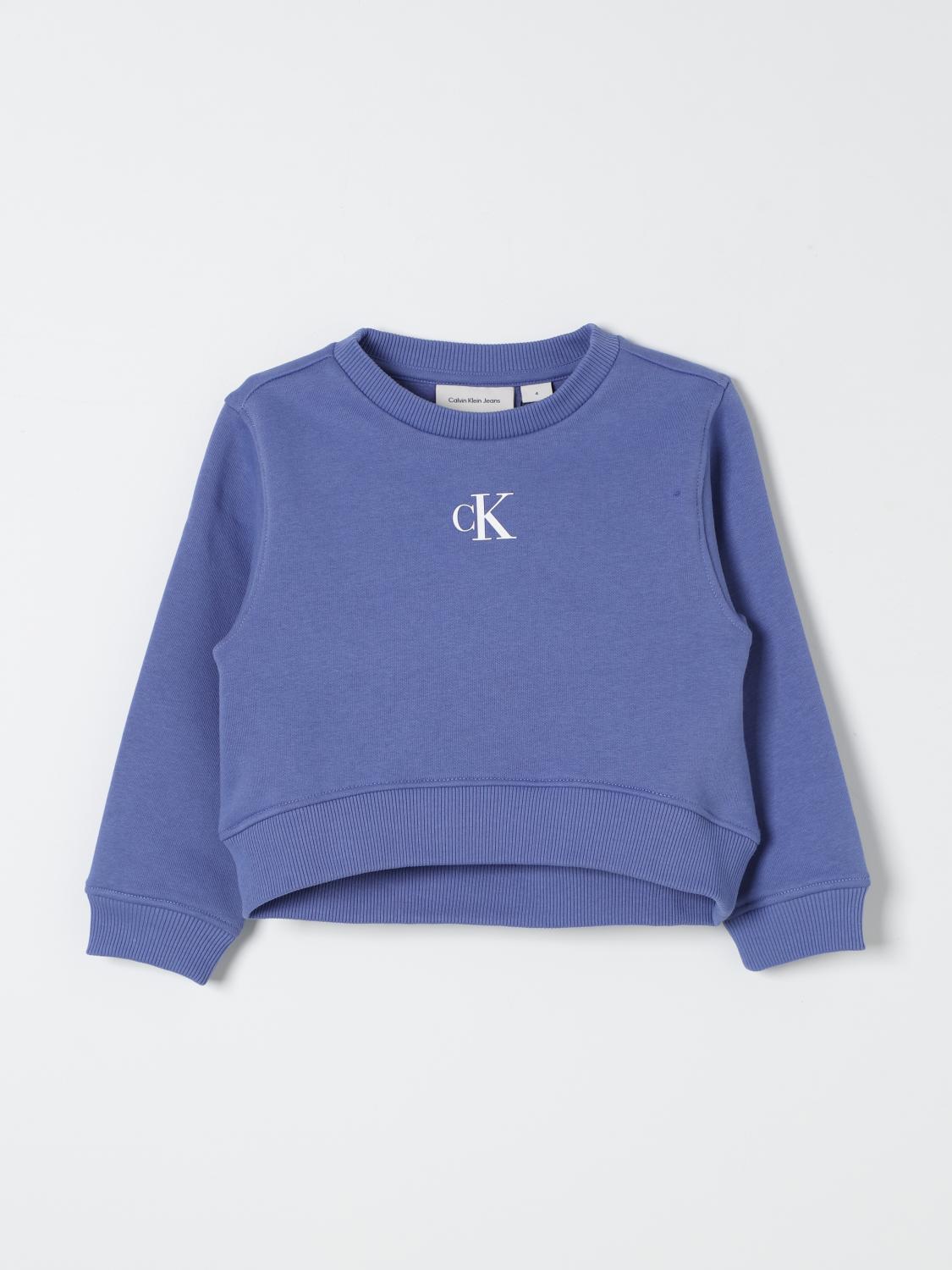 CALVIN KLEIN SWEATER: Sweater kids Calvin Klein, Violet - Img 1