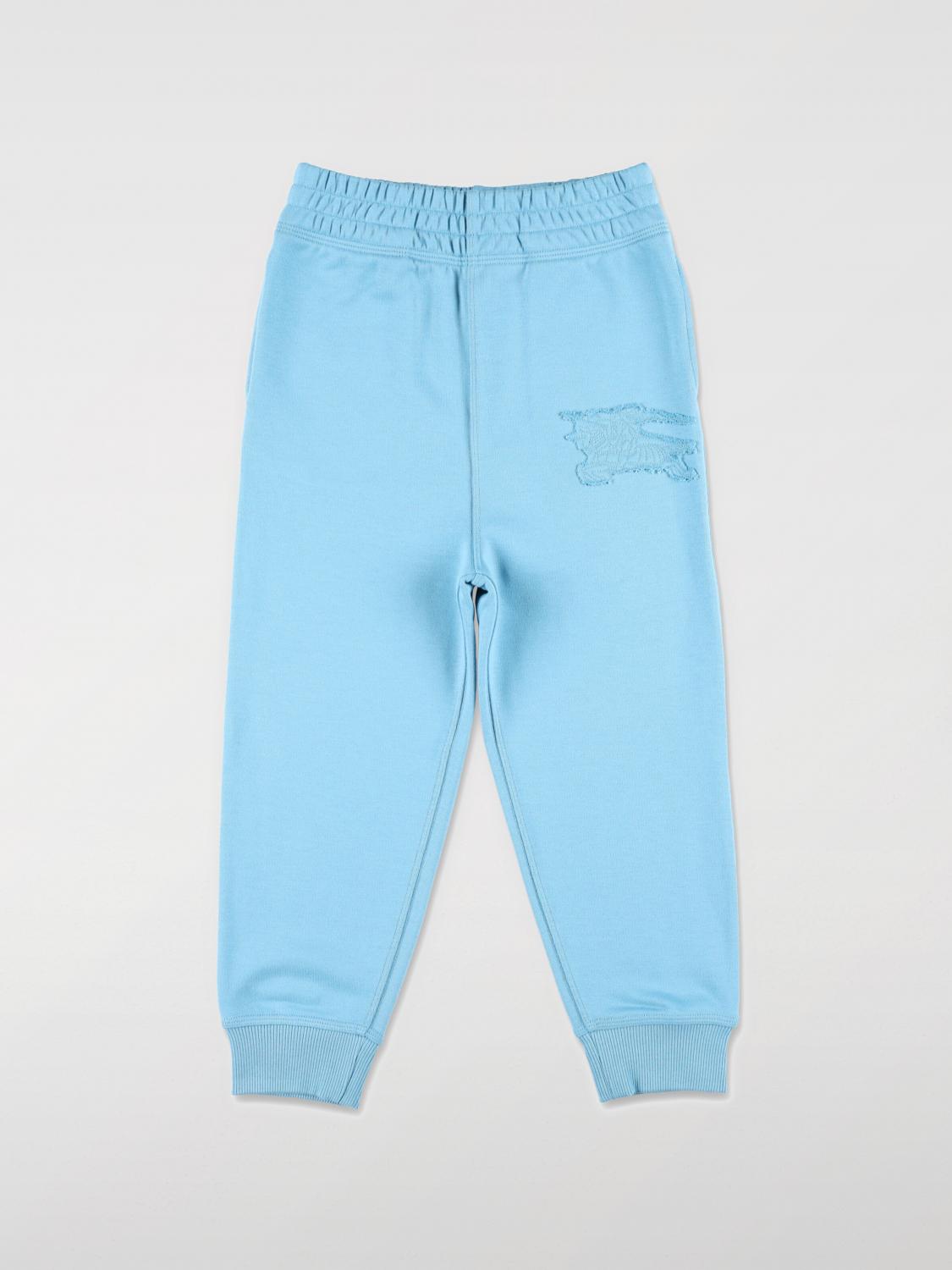 BURBERRY PANTS: Sweater kids Burberry, Blue - Img 1