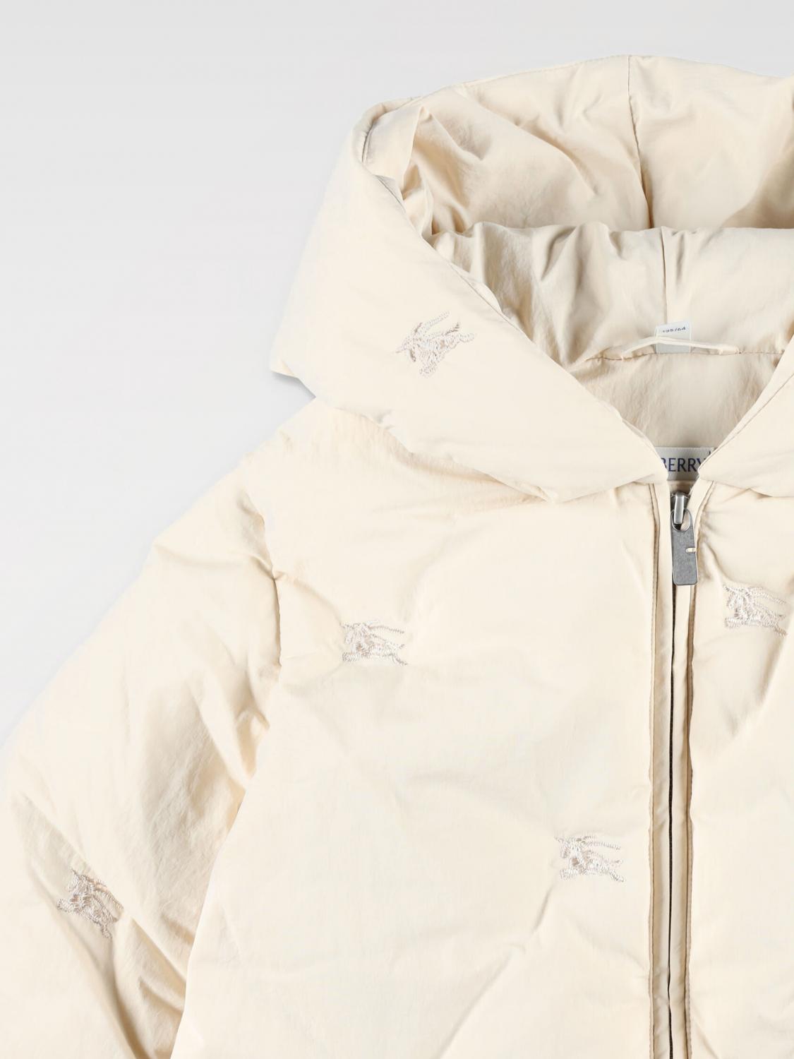 BURBERRY JACKET: Jacket kids Burberry, Yellow Cream - Img 3