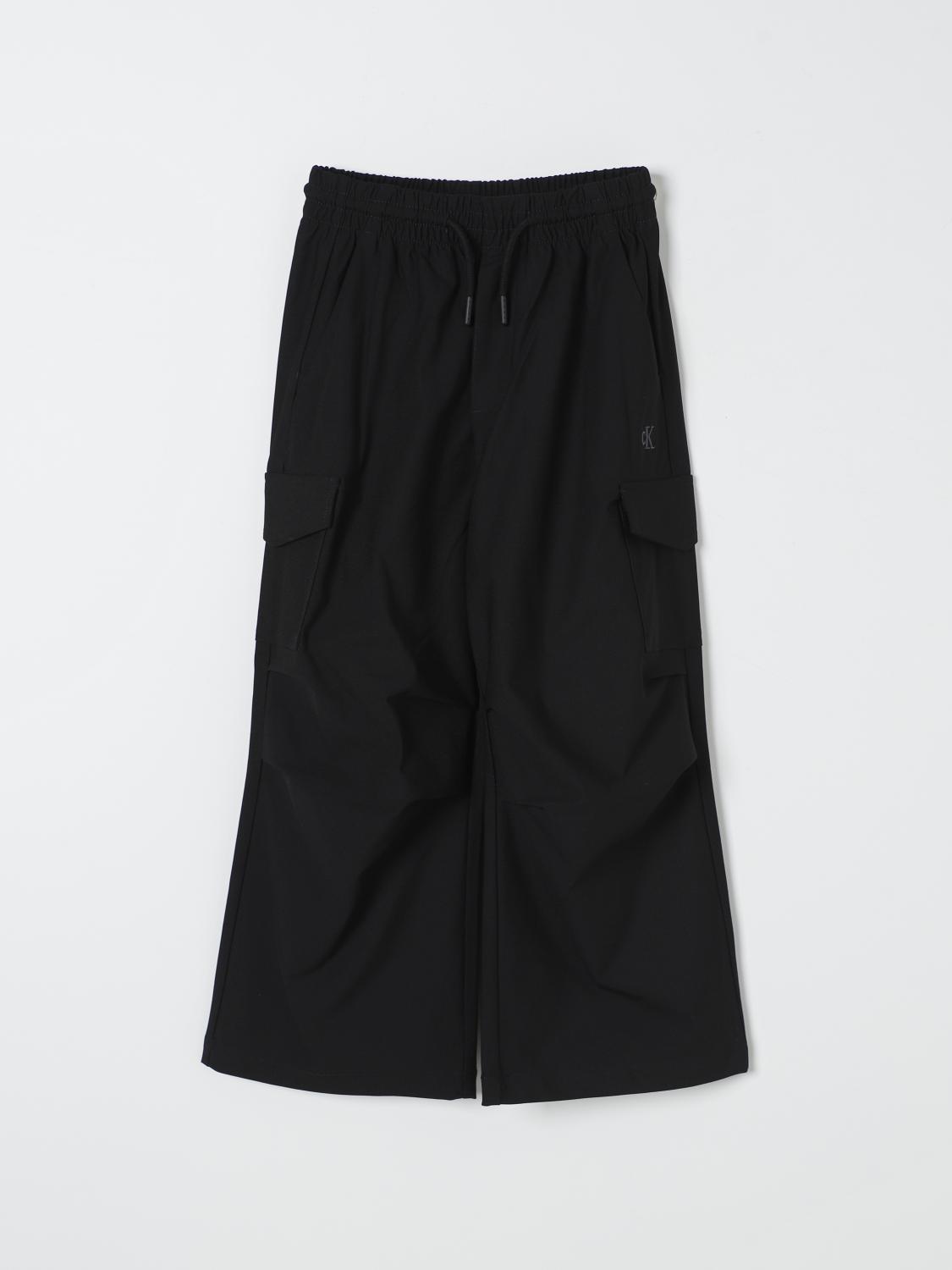 CALVIN KLEIN PANTS: Pants kids Calvin Klein, Black - Img 1